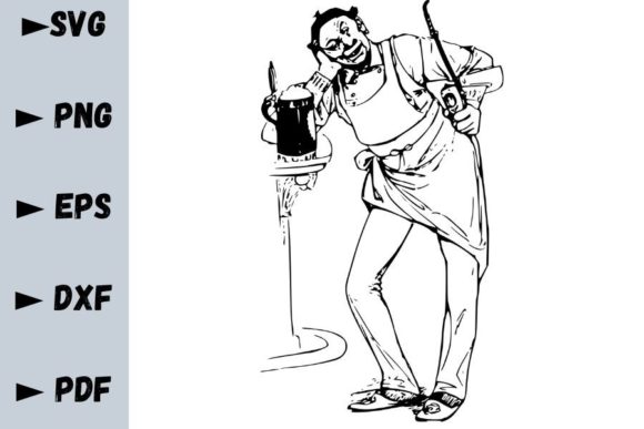 Bartender Resting, Funny SVG: A Designer's Review
