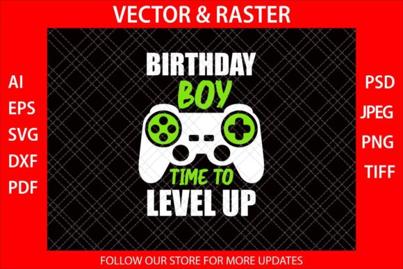 Birthday Boy Time to Level Up Funny SVG Review