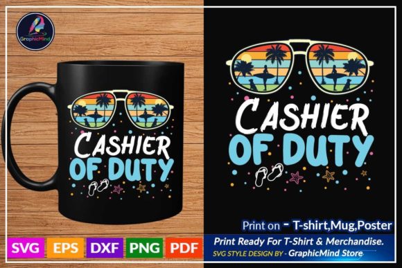 Cashier of Duty Sunglass Funny Svg Desig Review