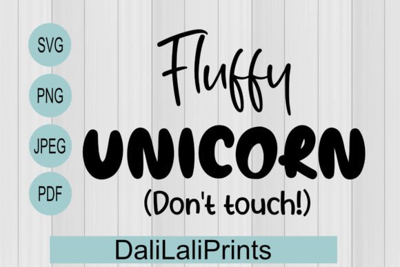 Fluffy Unicorn Funny SVG PNG JPEG PDF Review