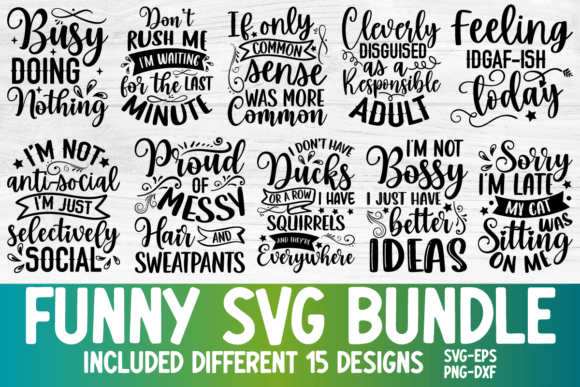 Funny SVG Bundle 15 Design Vol.02 Review