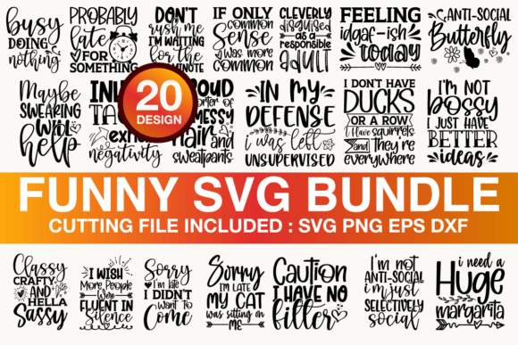 Funny SVG Bundle 20 Design Vol.01 Review