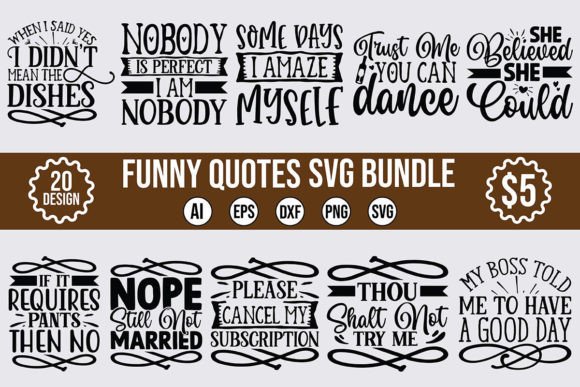 Funny SVG Quotes Bundle: A Designer's Review