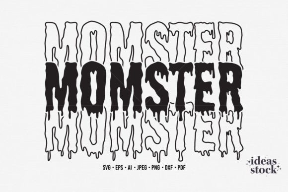 Halloween Momster Svg Review for Embroidery