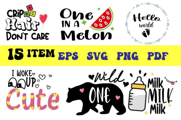 New Baby Funny SVG Bundle 15 Item Review